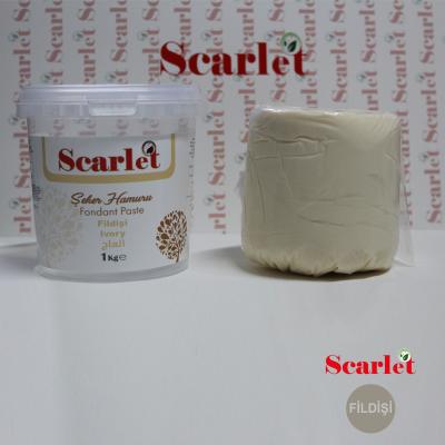 SCARLET FİLDİŞİ ŞEKER HAMURU (1 KG)