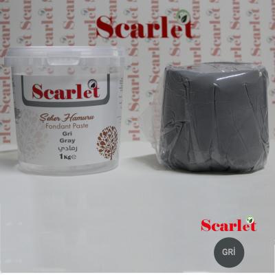 SCARLET GRİ ŞEKEER HAMURU (1 KG)