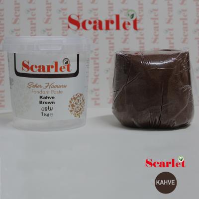 SCARLET KAHVERENGİ ŞEKER HAMURU (1 KG)